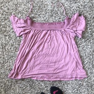 American eagle off the shoulder top